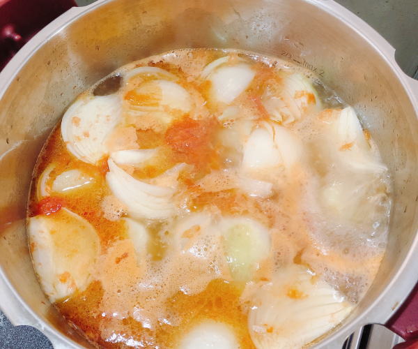 チキンとじゃがいものトマトスープ煮レシピ